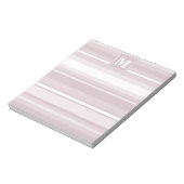 Quarzstreifen der Monogramm-Rose Notizblock (Rotiert)