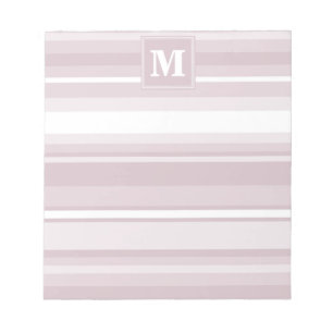 Quarzstreifen der Monogramm-Rose Notizblock