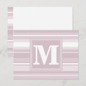 Quarzstreifen der Monogramm-Rose Postkarte (Vorne/Hinten)