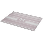 Quarzstreifen der Monogramm-Rose Schneidebrett (Ecke)