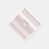 Quarzstreifen der Monogramm-Rose Serviette (Ecke)