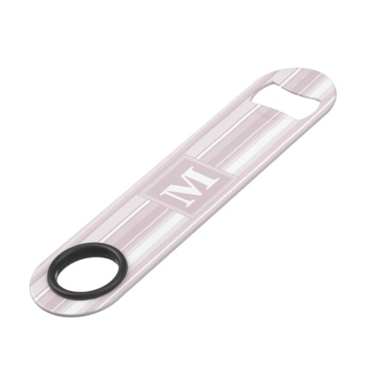 Quarzstreifen der Monogramm-Rose Speedflaschenöffner (Vorderseite Schrägansicht)