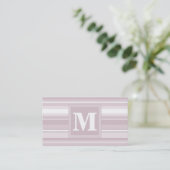 Quarzstreifen der Monogramm-Rose Visitenkarte (Stehend Vorderseite)