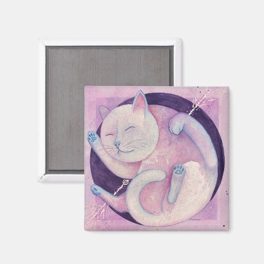 Quasar Cat Magnet (Vorderseite/Rückseite)