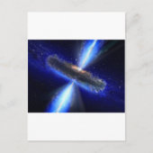 Quasar Postkarte (Vorderseite)