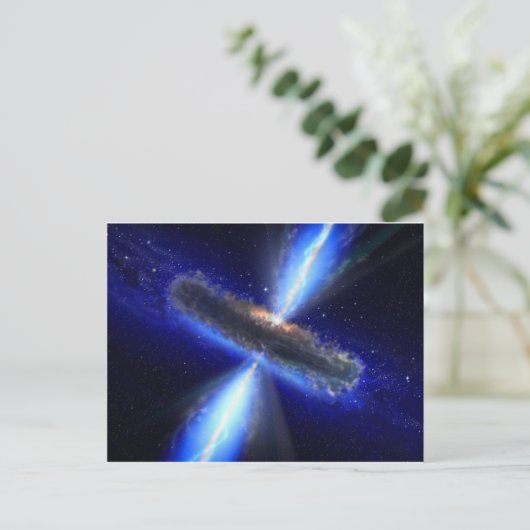 Quasar Postkarte (Stehend Vorderseite)