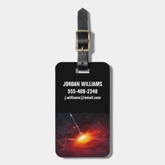 Quasare. Gepäckanhänger (Vorderseite vertikal)