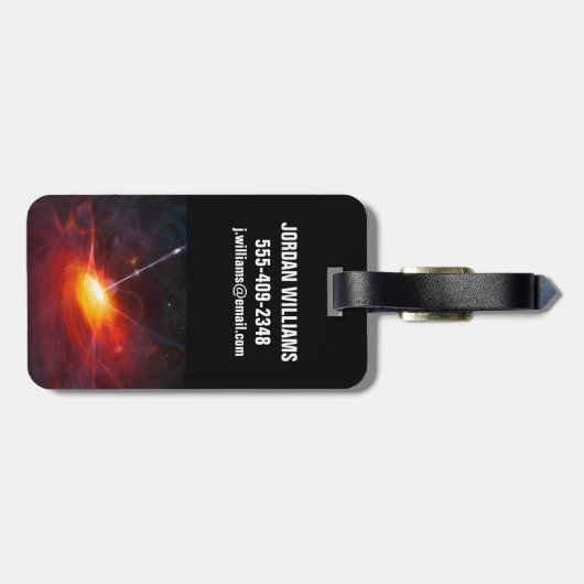 Quasare. Gepäckanhänger (Rückseite horizontal)