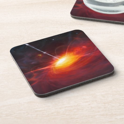 Quasare. Getränkeuntersetzer (Linke Seite)