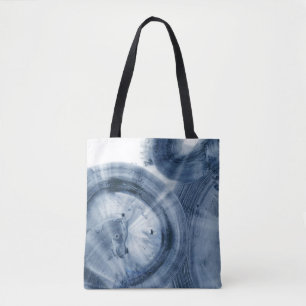 Quasare - Inky blaue Kreise Tasche