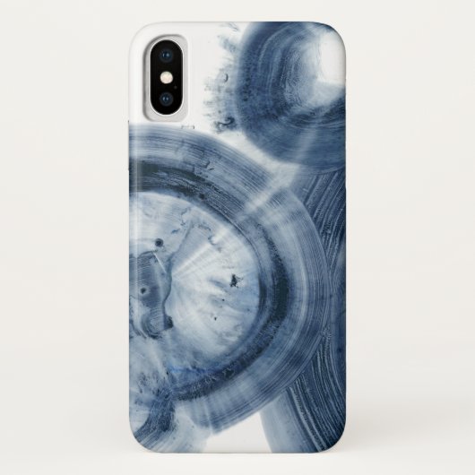 Quasare - Inky Blue Circles Case-Mate iPhone Hülle (Rückseite)