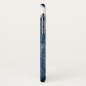 Quasare - Inky Blue Circles Case-Mate iPhone Hülle (Hinten/Links)