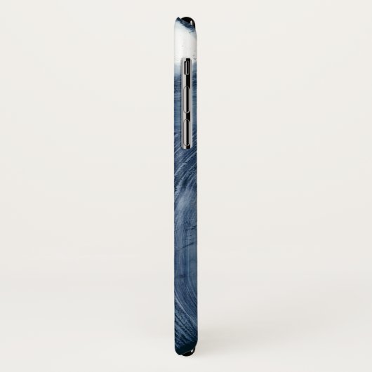 Quasare - Inky Blue Circles Case-Mate iPhone Hülle (Hinten/Links)