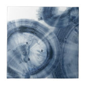 Quasare - Inky Blue Circles Fliese (Vorderseite)