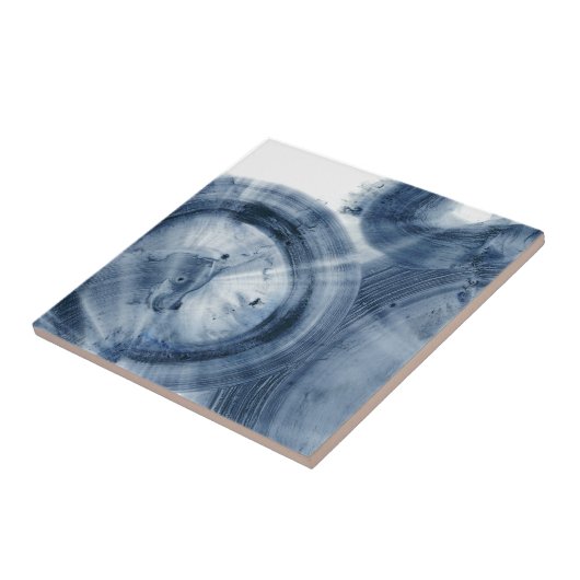 Quasare - Inky Blue Circles Fliese (Seite)