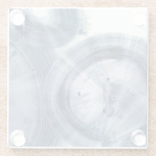 Quasare - Inky Blue Circles Glasuntersetzer (Rückseite)