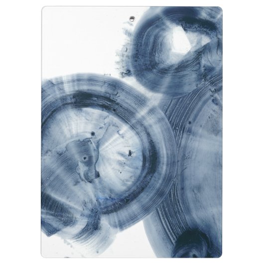 Quasare - Inky Blue Circles Klemmbrett (Rückseite)