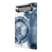 Quasare - Inky Blue Circles Mini Klemmbrett (Gewinkelt2)