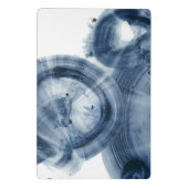 Quasare - Inky Blue Circles Mini Klemmbrett (Rückseite)