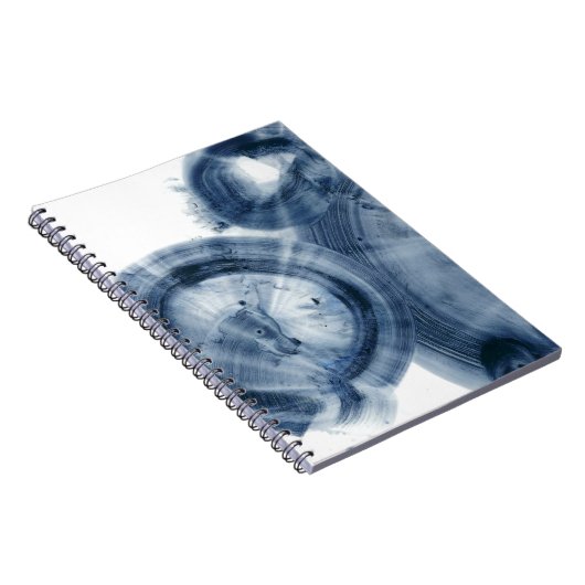 Quasare - Inky Blue Circles Notizblock (Rechte Seite)