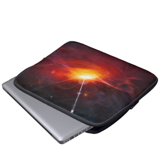 Quasare. Laptopschutzhülle (Vorne Knopf)