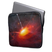 Quasare. Laptopschutzhülle (Vorderseite Links)