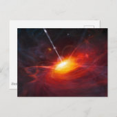 Quasare. Postkarte (Vorne/Hinten)