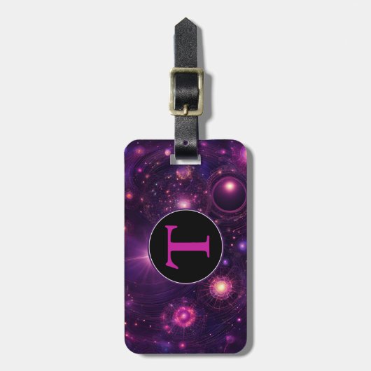 Quasars Traum Gepäckanhänger (Vorderseite vertikal)