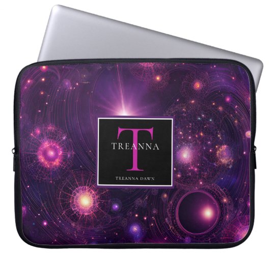 Quasars Traum Laptopschutzhülle (Vorderseite)