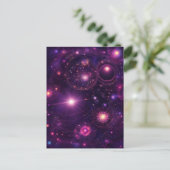 Quasars Traum Postkarte (Stehend Vorderseite)