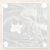 Quasi & Gargoyle Glasuntersetzer (Rückseite)