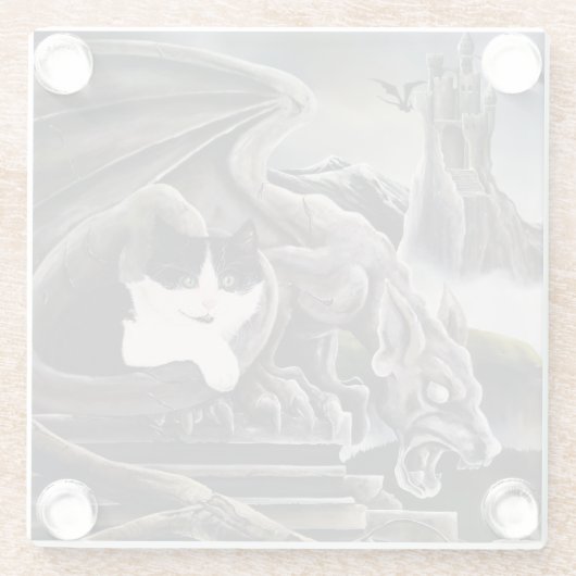 Quasi & Gargoyle Glasuntersetzer (Rückseite)