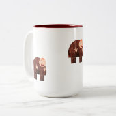 Quasimodo-Tasse Zweifarbige Tasse (Vorderseite Links)