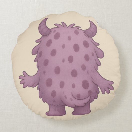 Quassel Kissen – Das gesprächige ADHS-Monster (Rückseite)