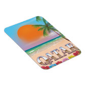 Quatar-Reiseplakat Magnet (Rechte Seite)