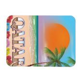 Quatar-Reiseplakat Magnet (Horizontal)