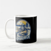 Quatch! B Fischer Sasquatch Funny Bigfoot Fishi Kaffeetasse (Links)