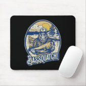 Quatch! B Fischer Sasquatch Funny Bigfoot Fishi Mousepad (Mit Mouse)