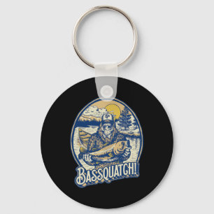 Quatch! B Fischer Sasquatch Funny Bigfoot Fishi Schlüsselanhänger