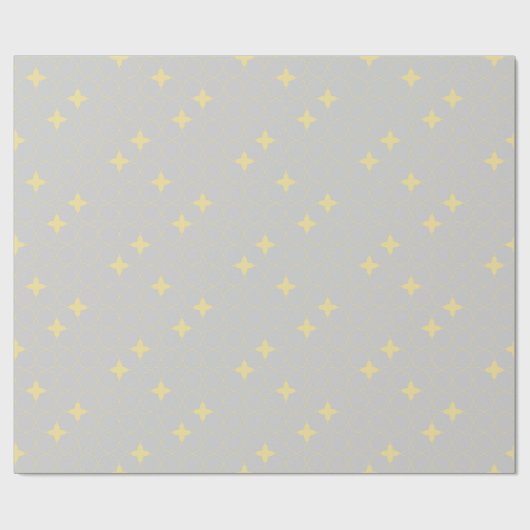 Quatrefoil Geometric Pattern Geschenkpapier (Flach)