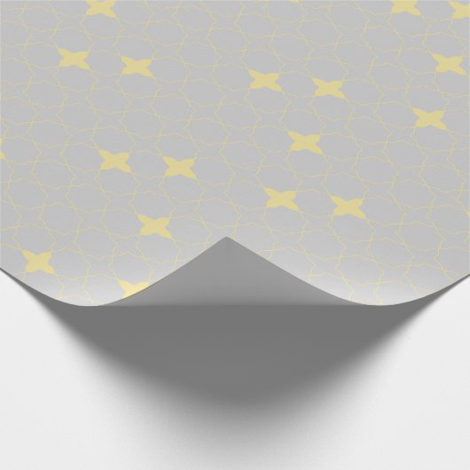Quatrefoil Geometric Pattern Geschenkpapier (Ecke)