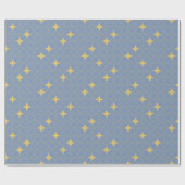 Quatrefoil Geometric Pattern Wrapping Paper Geschenkpapier (Flach)
