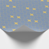 Quatrefoil Geometric Pattern Wrapping Paper Geschenkpapier (Ecke)