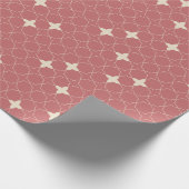 Quatrefoil Geometric Pattern Wrapping Paper Geschenkpapier (Ecke)