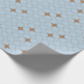 Quatrefoil Geometric Pattern Wrapping Paper Geschenkpapier (Ecke)
