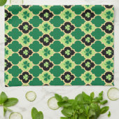 Quatrefoil irische Kleeblatt Handtuch (Gefaltet)