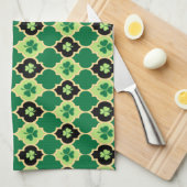 Quatrefoil irische Kleeblatt Handtuch (Viertel Falte)