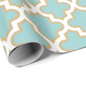 Quatrefoil marokkanisches elegantes geschenkpapier (Rolleneckpunkt)