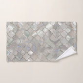 Quatrefoil marokkanisches Muster-Perlmutt Badhandtuch Set (Handtuch)