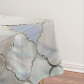 Quatrefoil marokkanisches Muster-Perlmutt Tischdecke (Beispiel)